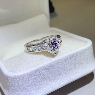 3 Carat Moissanite 925 Sterling Silver Ring - Clothes For Her Online Store