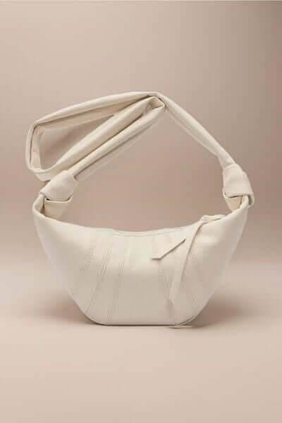 Zenana Vegan Leather Croissant Crossbody Bag - Clothes For Her Online Store