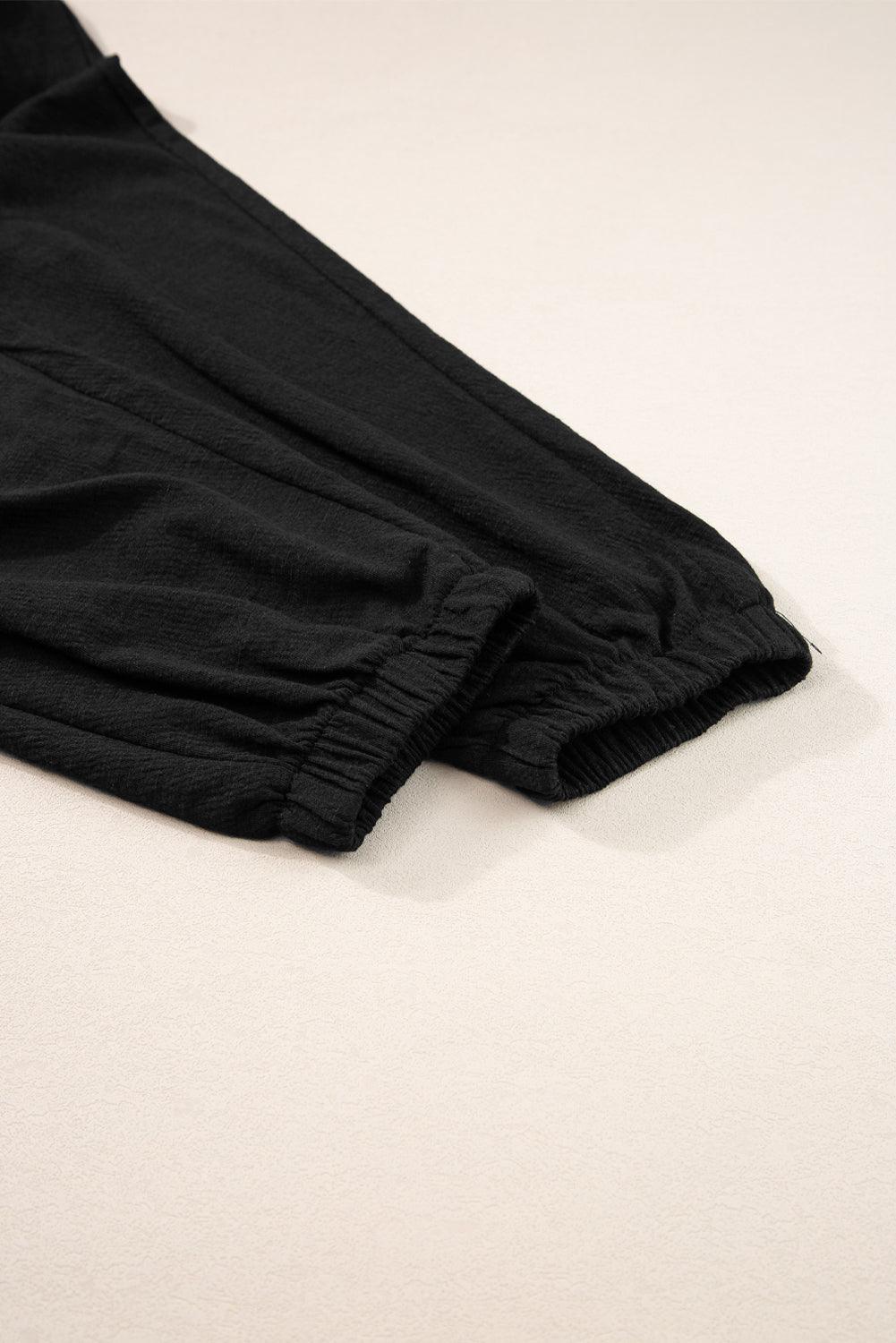 Smocked Sleeveless V Neck Jumpsuit - Clothes For Her Online Store