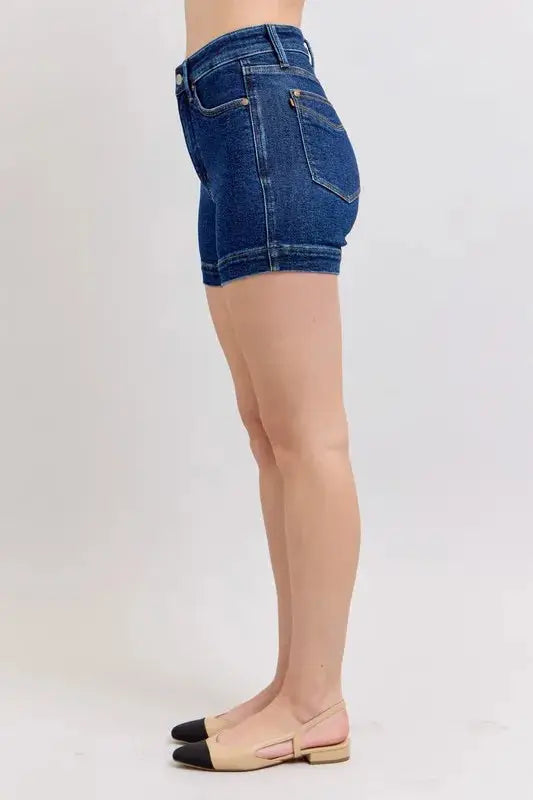 Judy Blue High Waist Tummy Control Denim Shorts