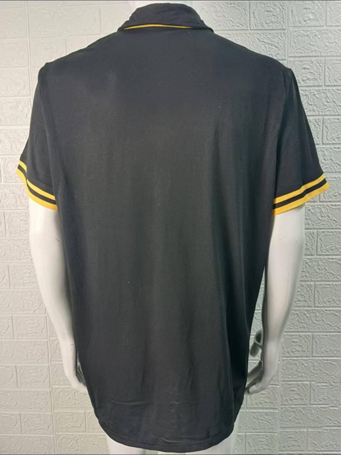Men's Collared Neck Contrast Short Sleeve Polo - Clothes For Her Online Store