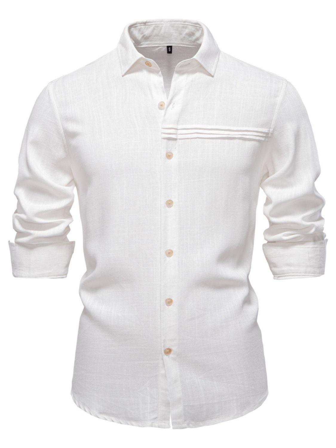 Men's Button Down Collared Neck Shirt - Clothes For Her Online Store