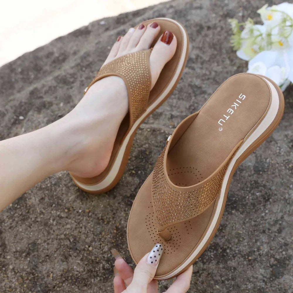 Toe Post Platform Sandals