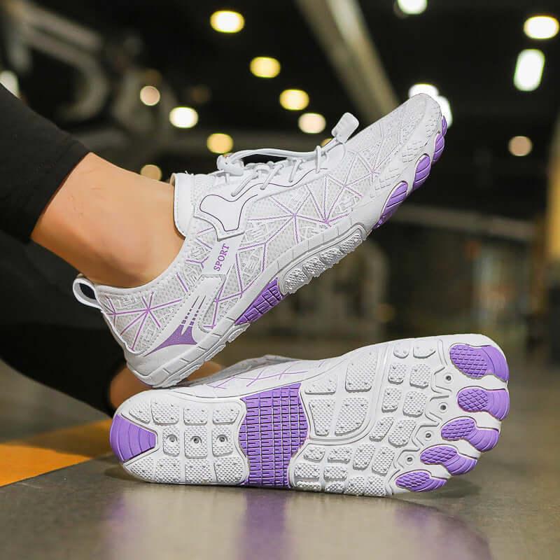 Elastic Lock Laces Mesh Contrast Breathable Athletic - Clothes For Her Online Store