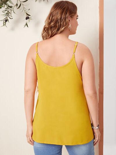 Plus Size Scoop Neck Cami - Clothes For Her Online Store