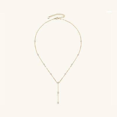1.1 Carat Moissanite 925 Sterling Silver Necklace - Clothes For Her Online Store