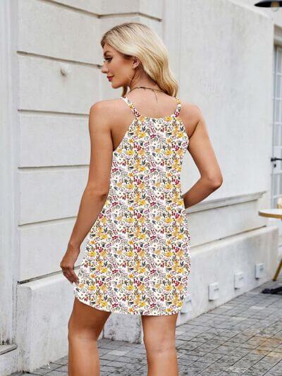 Printed Mini Cami Dress - Clothes For Her Online Store