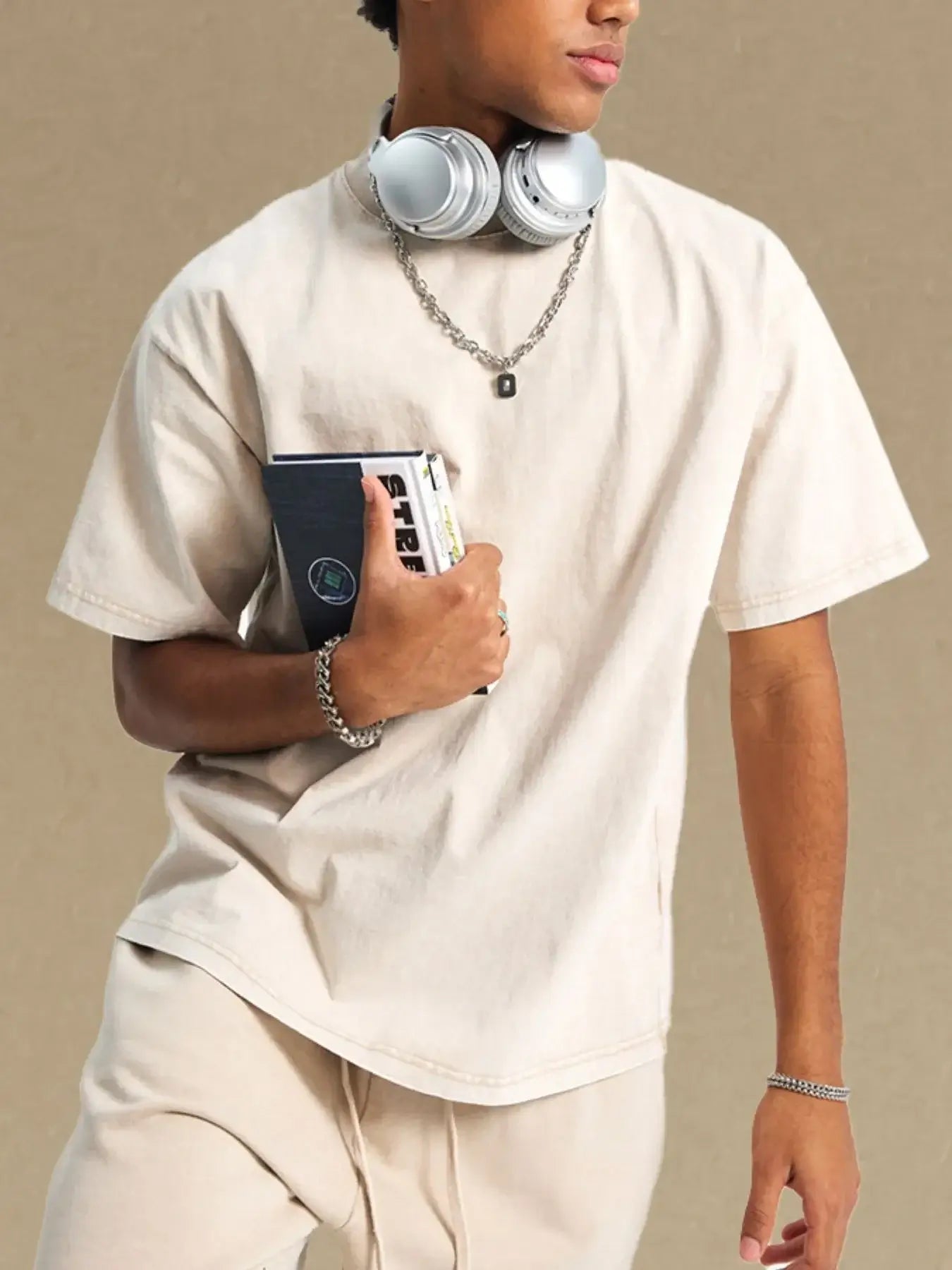 Men's Vintage Washed Oversized T-Shirt