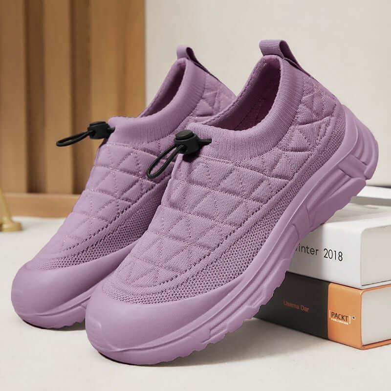 Mesh Round Toe Slip-On Athletic - Clothes For Her Online Store