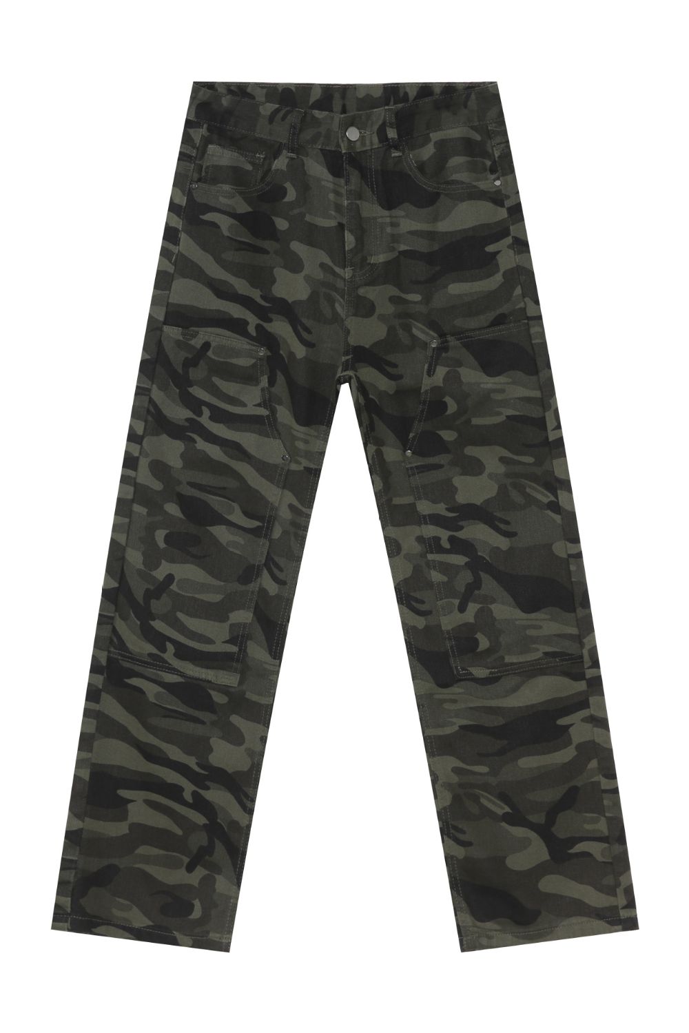 Men's Camouflage Straight Leg Cargo Jeans