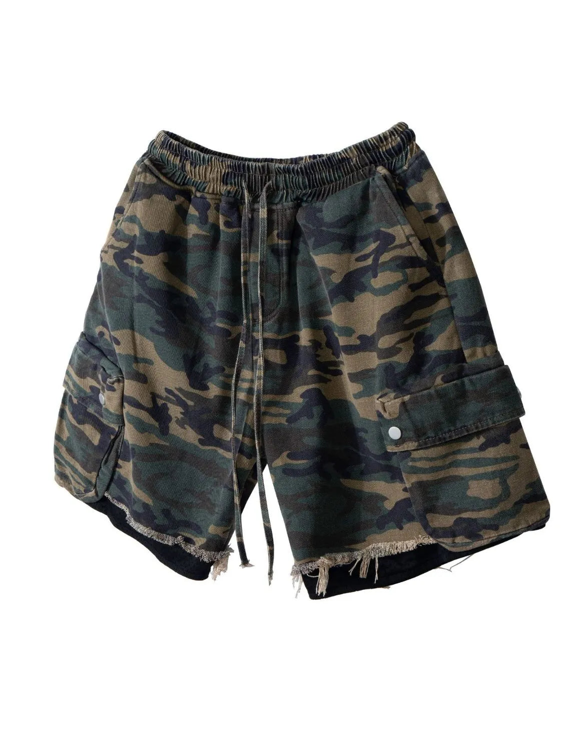 Men's Drawstring Camouflage Shorts