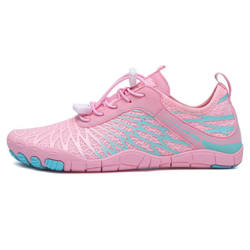 Elastic Lock Laces Mesh Breathable Hike Footwear - Clothes For Her Online Store