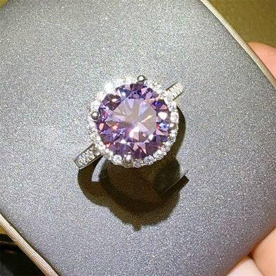 3 Carat Moissanite Zircon 925 Sterling Silver Ring - Clothes For Her Online Store