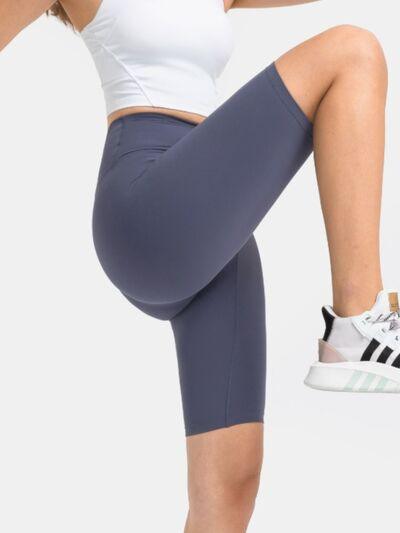 Millennia High Rise Wide Waistband Active Shorts - Clothes For Her Online Store