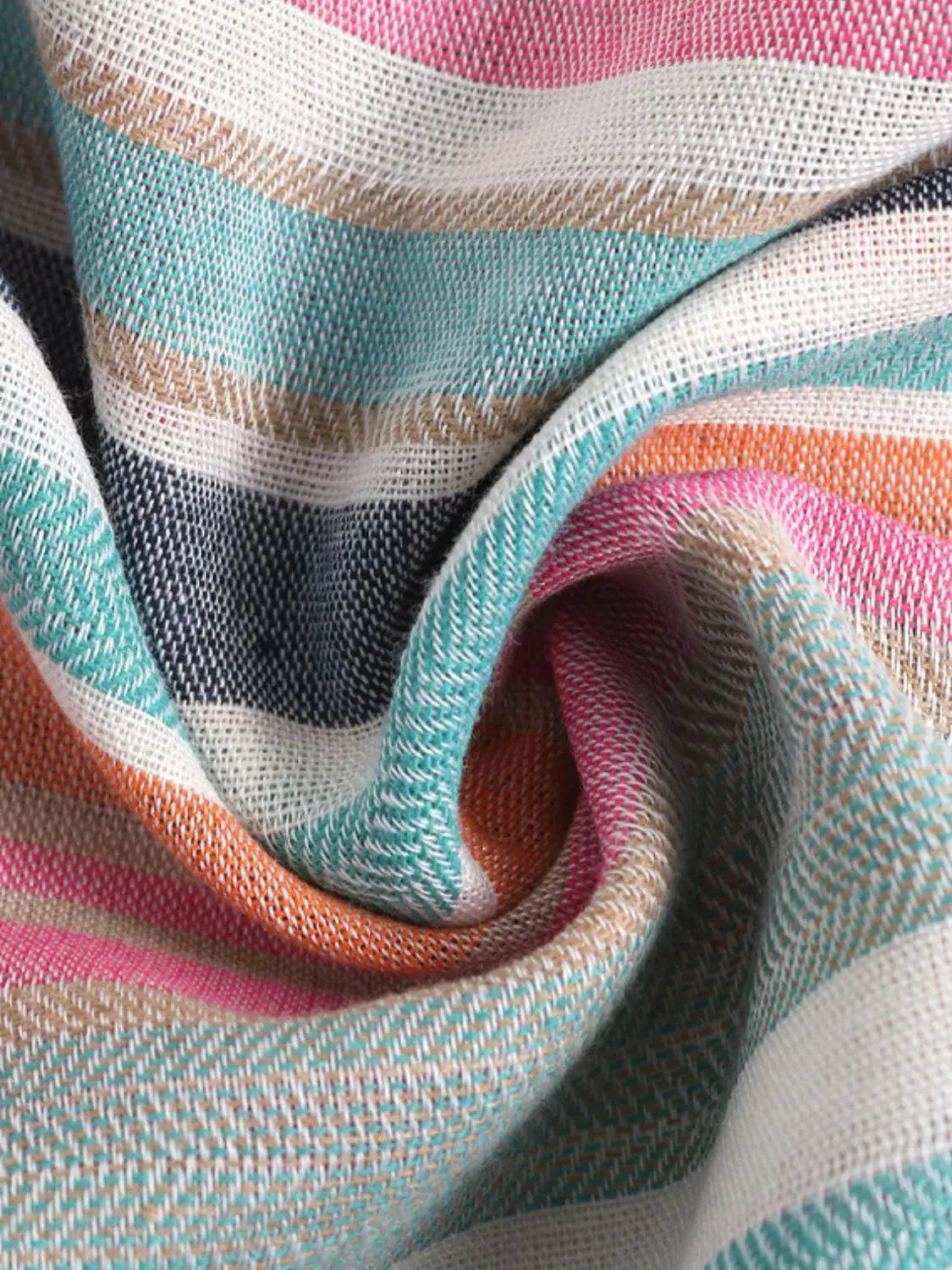 Contrast Striped Square Neck Cami Dress - Clothes For Her Online Store