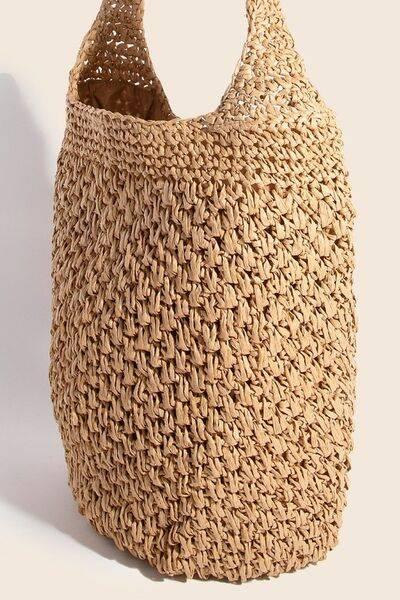 Fame Intricate Braided Hobo Shoulder Bag - Clothes For Her Online Store