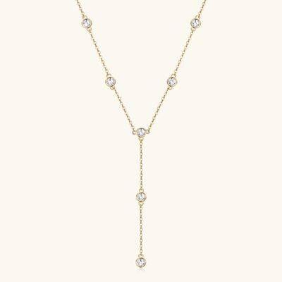 1.1 Carat Moissanite 925 Sterling Silver Necklace - Clothes For Her Online Store