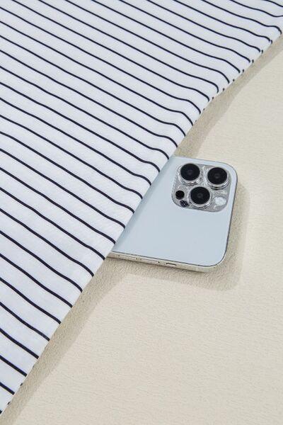 Stripe Round Neck Short Sleeve Mini Dress - Clothes For Her Online Store