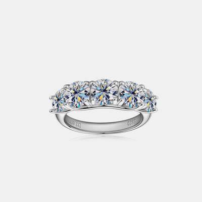 3.6 Carat Moissanite 925 Sterling Silver Ring - Clothes For Her Online Store
