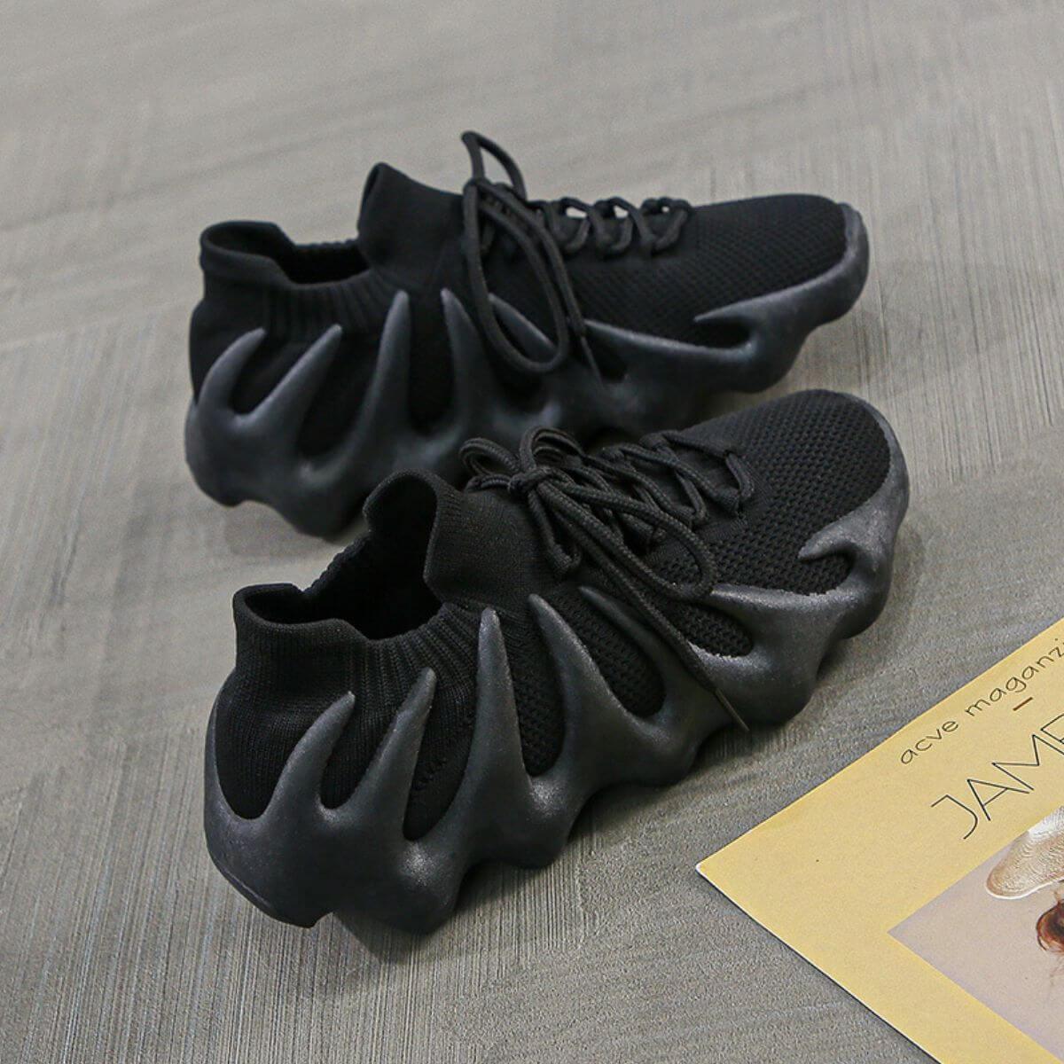 Lace Up Round Toe Mesh Athletic - Clothes For Her Online Store