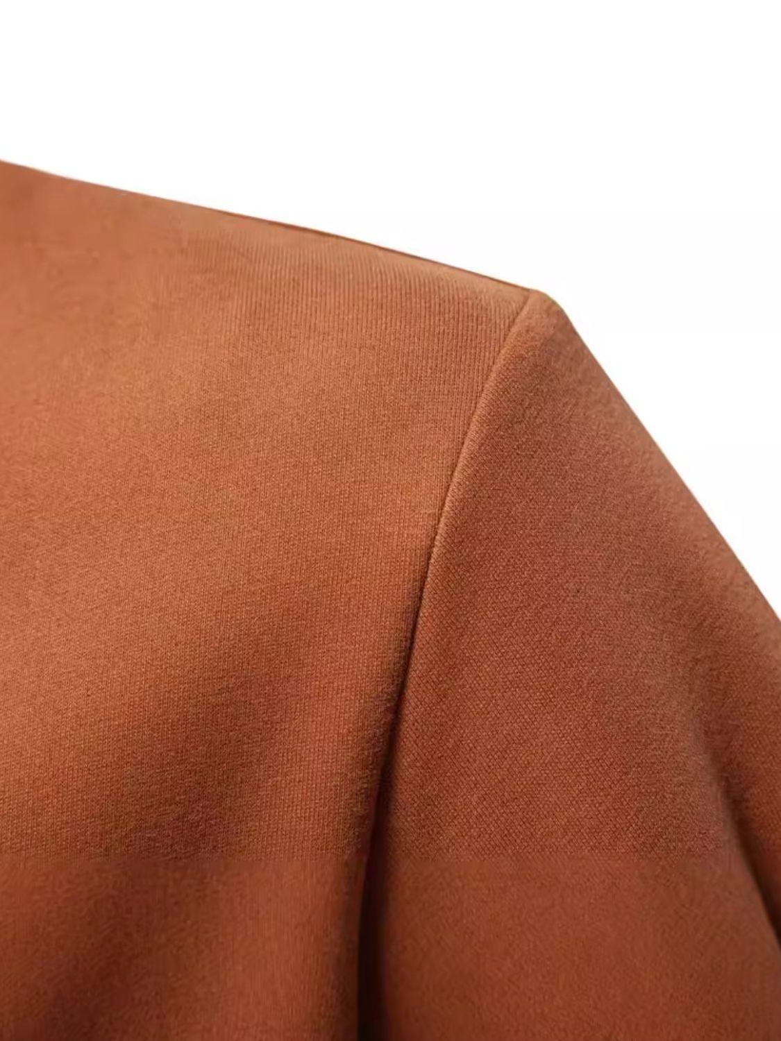 Men's Color Block Long Sleeve Polo - Clothes For Her Online Store