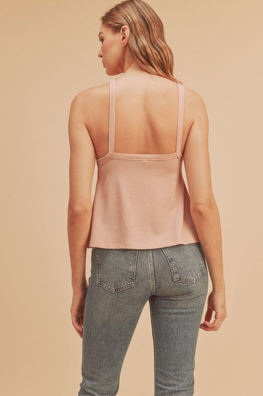 Aemi + Co Lightweight Ribbed Tank - Clothes For Her Online Store