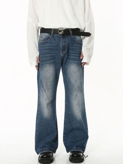 Men's Mid Rise Jeans with Pockets - Clothes For Her Online Store