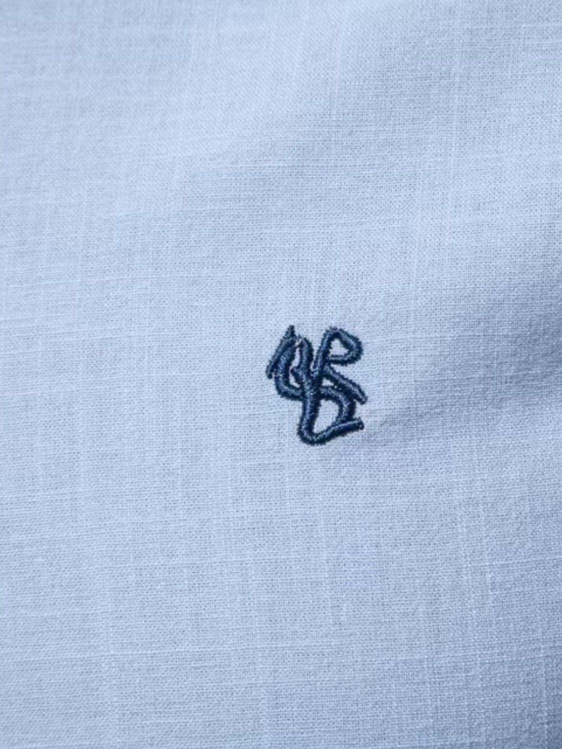 Men's Full Size Button Down Embroidered Shirt Plus Size - Clothes For Her Online Store