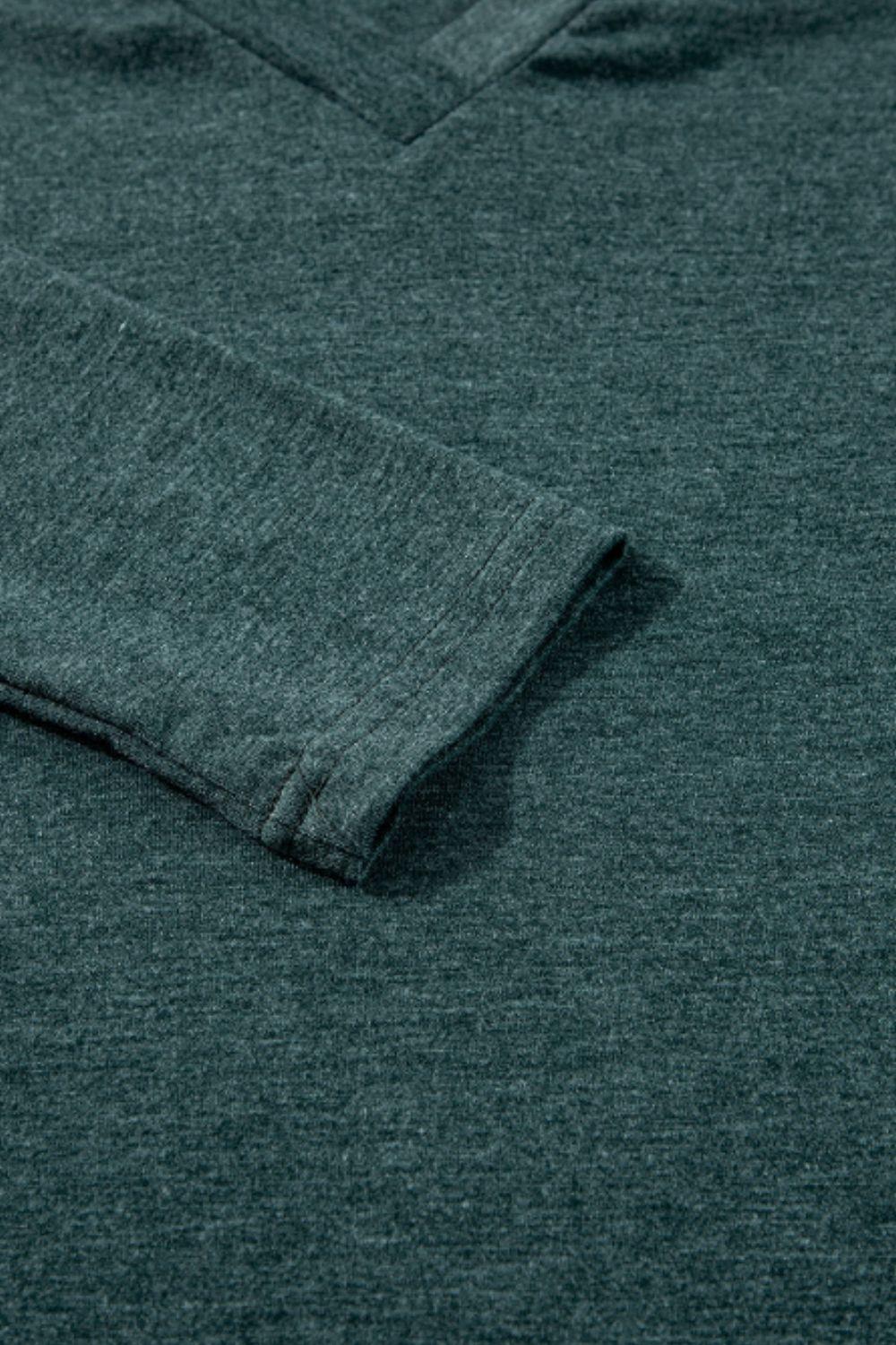 V-Neck Long Sleeve T-Shirt - Clothes For Her Online Store