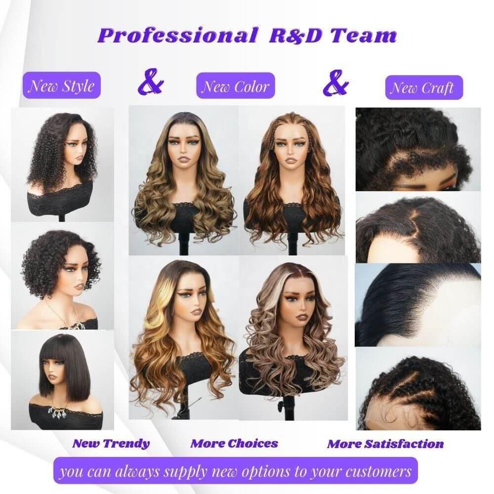 4C Kinky Baby Hair Undetectable Breathable Soft Invisible Edge Lace Front Wig,13X4 13X6 Water Wave Frontal Human Hair Wigs - Clothes For Her Online Store