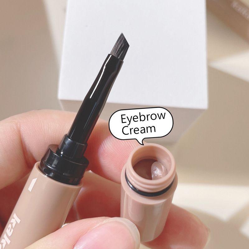 4 Kleuren Geverfd Wenkbrauw Crème Waterproof Langdurige Stereotiepe Grijs Bruin Wenkbrauw Poeder 2 In 1 Wenkbrauw Potlood Make-Up Cosmetica - Clothes For Her Online Store