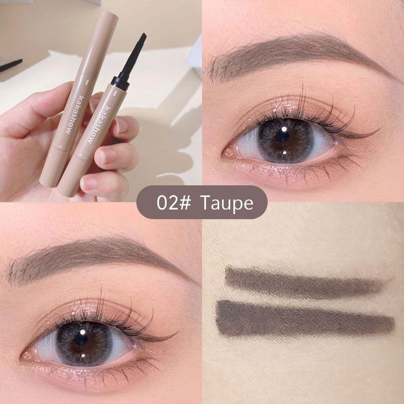 4 Kleuren Geverfd Wenkbrauw Crème Waterproof Langdurige Stereotiepe Grijs Bruin Wenkbrauw Poeder 2 In 1 Wenkbrauw Potlood Make-Up Cosmetica - Clothes For Her Online Store