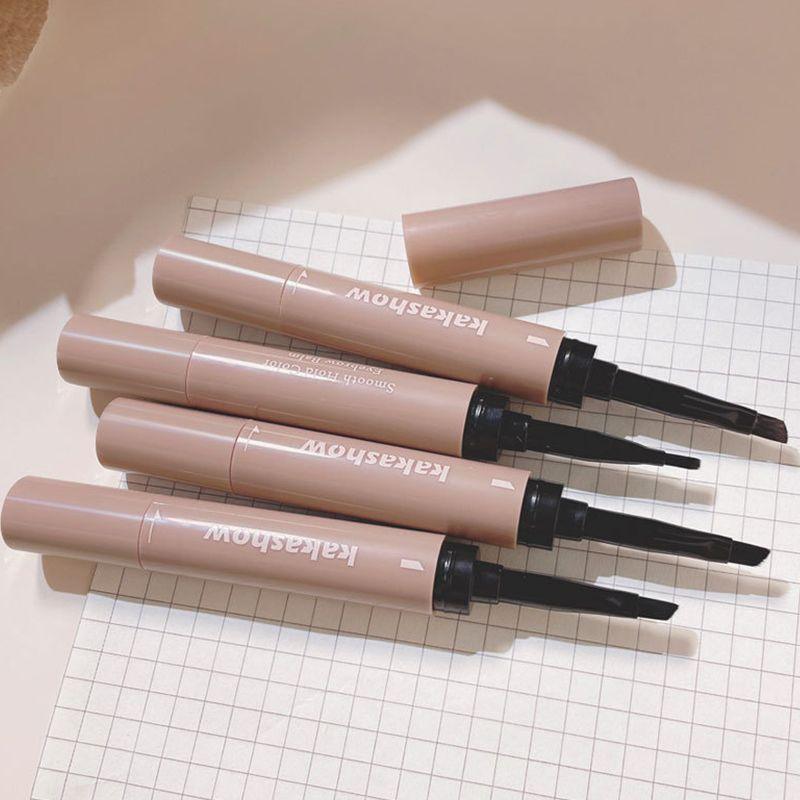 4 Kleuren Geverfd Wenkbrauw Crème Waterproof Langdurige Stereotiepe Grijs Bruin Wenkbrauw Poeder 2 In 1 Wenkbrauw Potlood Make-Up Cosmetica - Clothes For Her Online Store