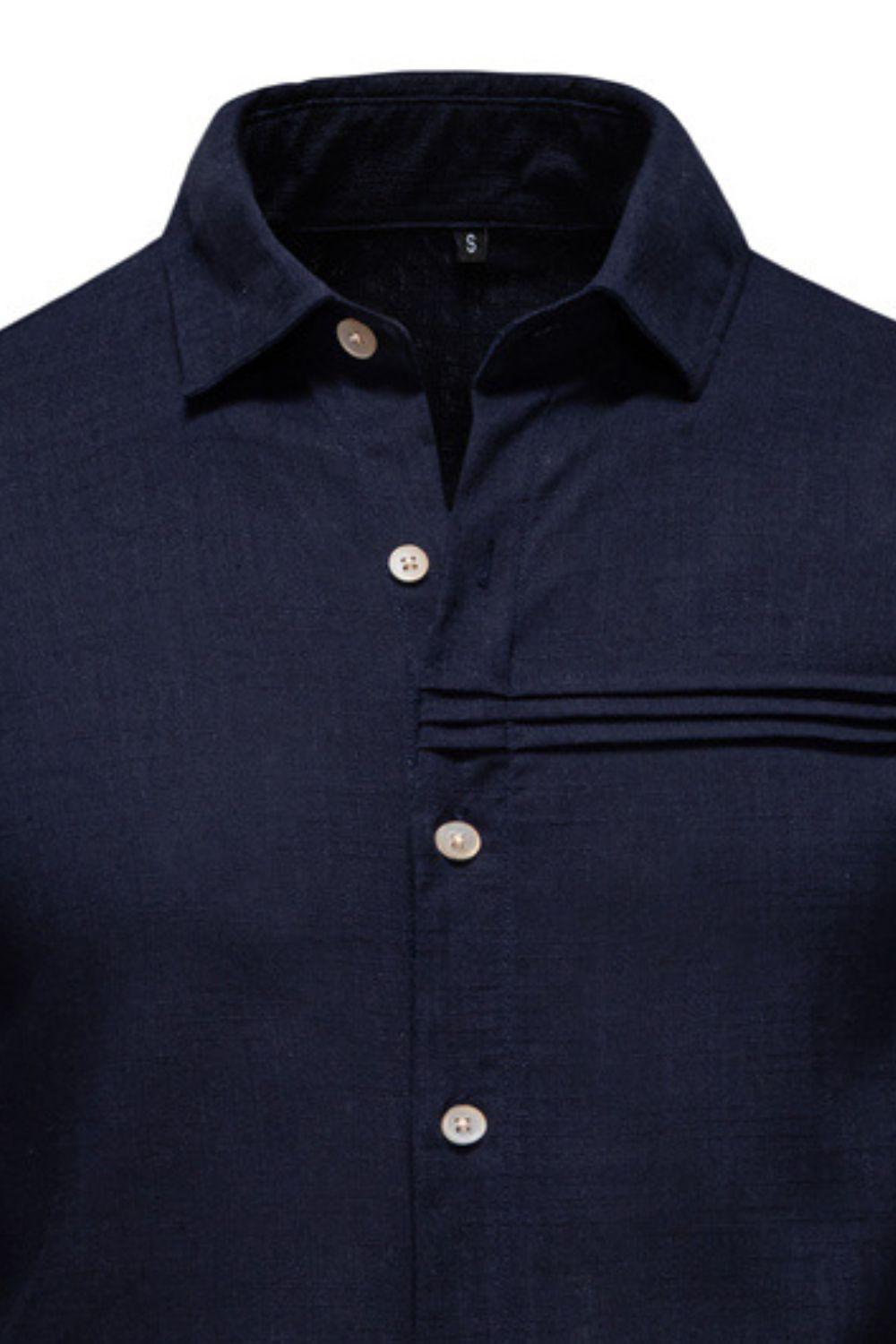 Men's Button Down Collared Neck Shirt - Clothes For Her Online Store