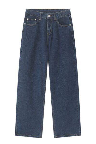 Men's Mid Rise Straight Leg Jeans - Clothes For Her Online Store