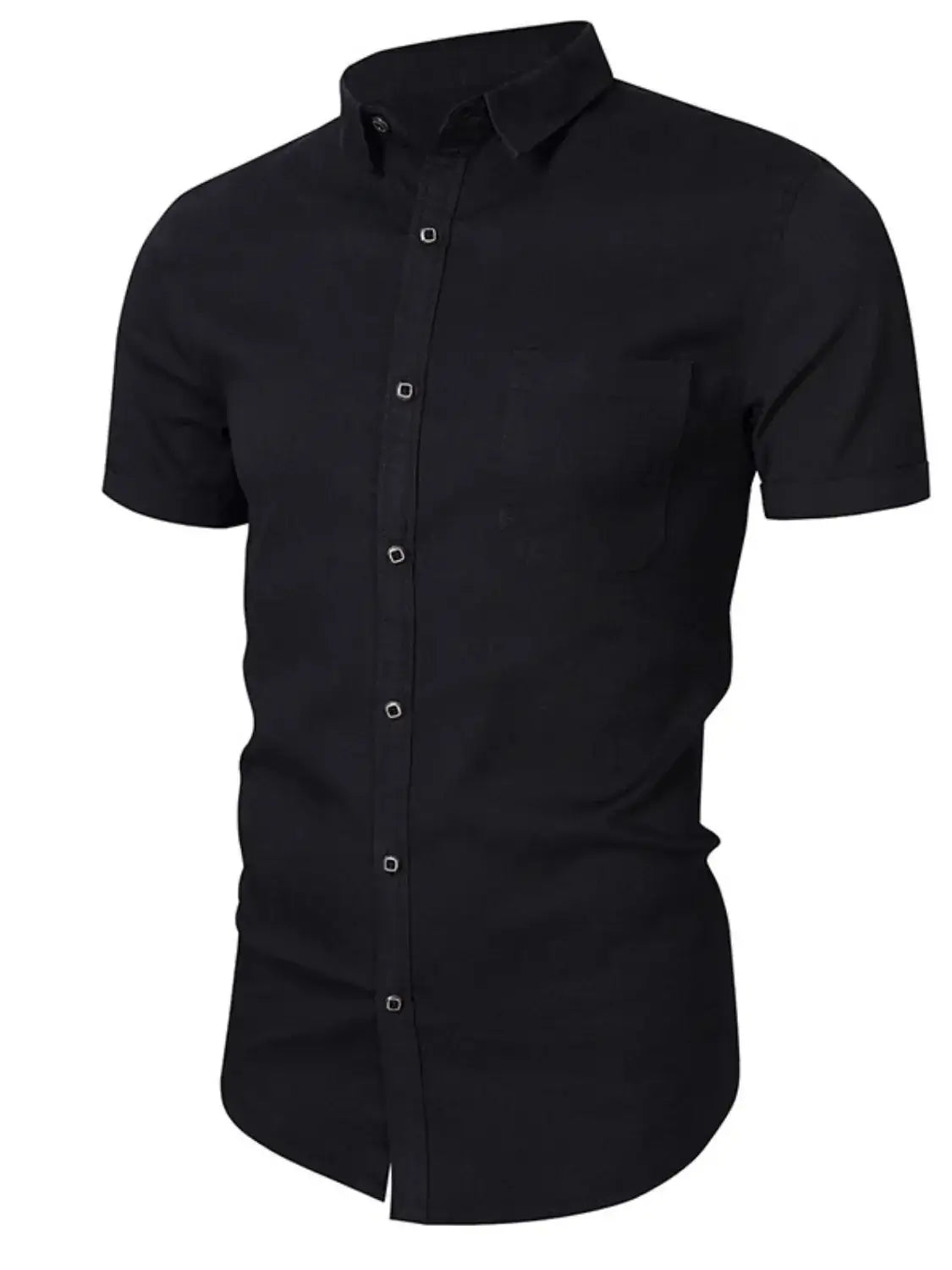 Men's Button Up Short Sleeve Shirt