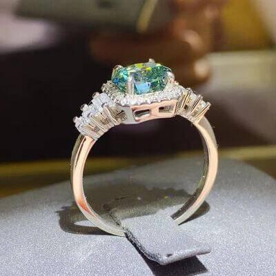 3 Carat Moissanite 925 Sterling Silver Ring - Clothes For Her Online Store