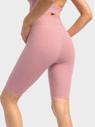 Millennia High Rise Wide Waistband Active Shorts - Clothes For Her Online Store