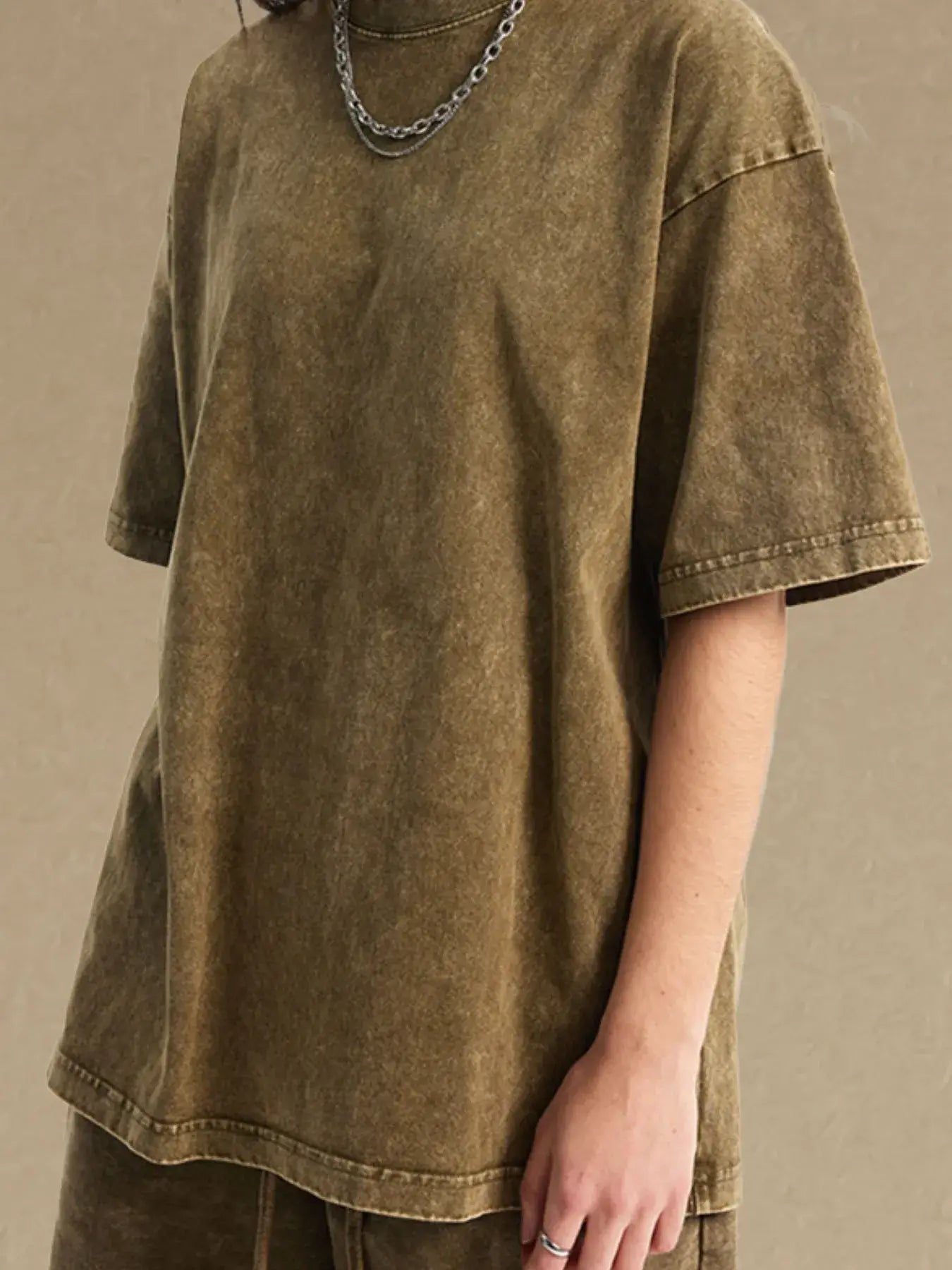 Men's Vintage Washed Oversized T-Shirt
