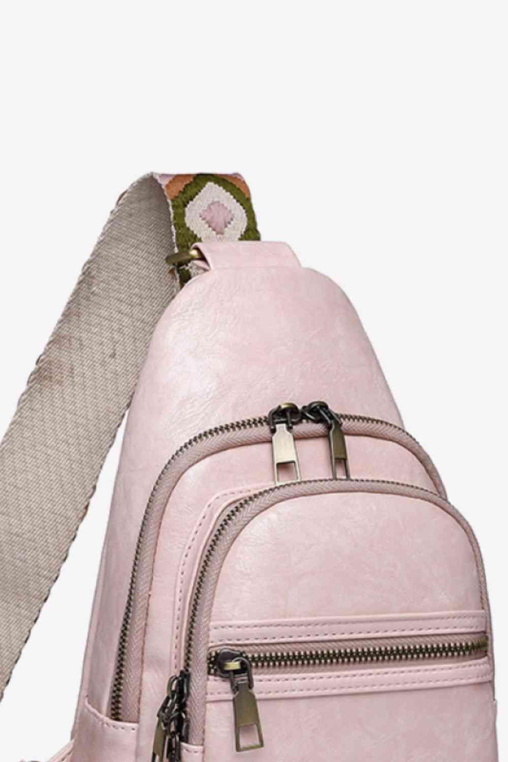 Adored It's Your Time PU Leather Sling Bag - Clothes For Her Online Store
