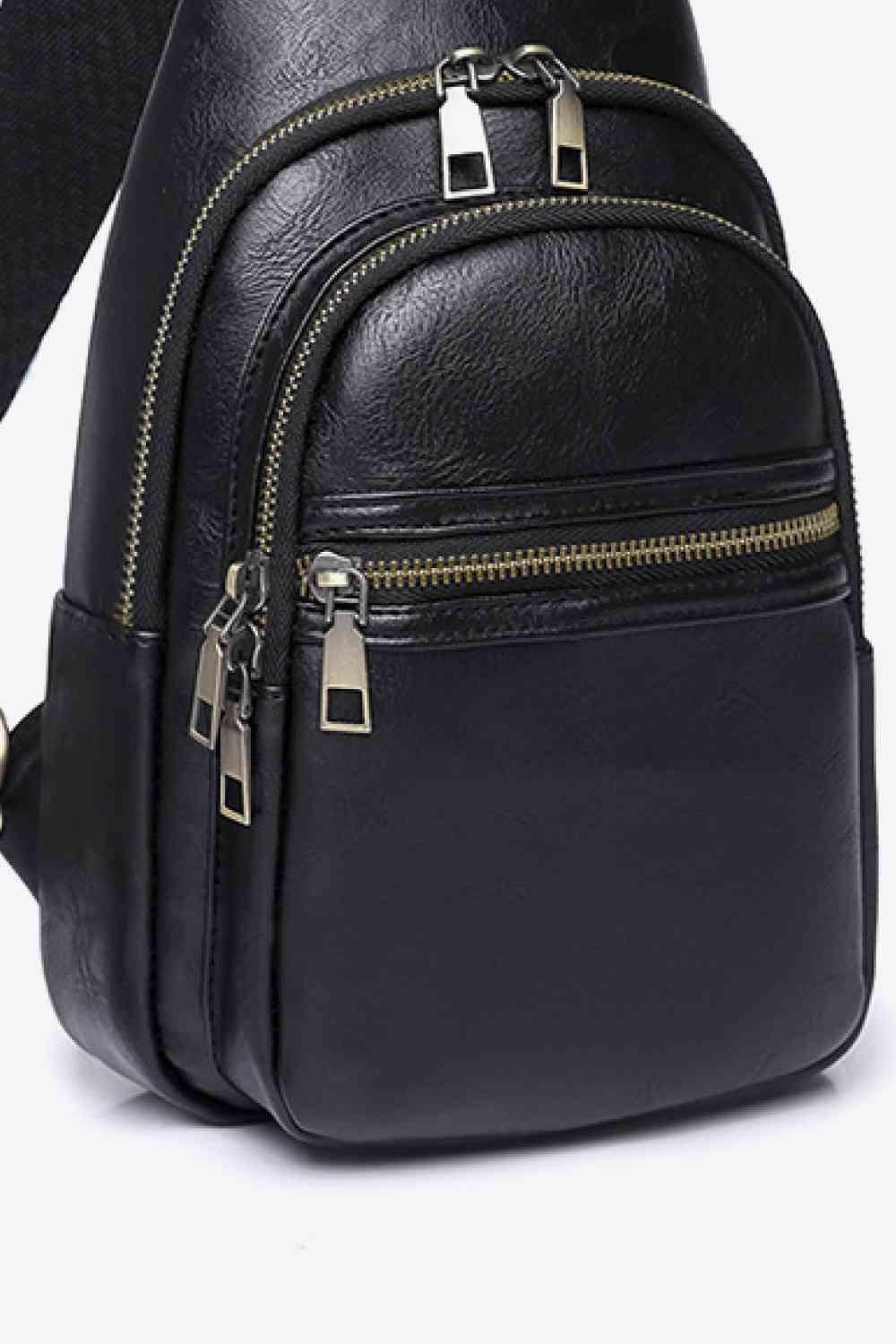 Adored It's Your Time PU Leather Sling Bag - Clothes For Her Online Store