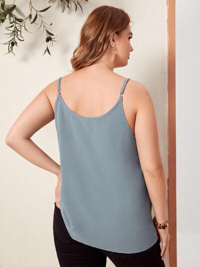 Plus Size Scoop Neck Cami - Clothes For Her Online Store
