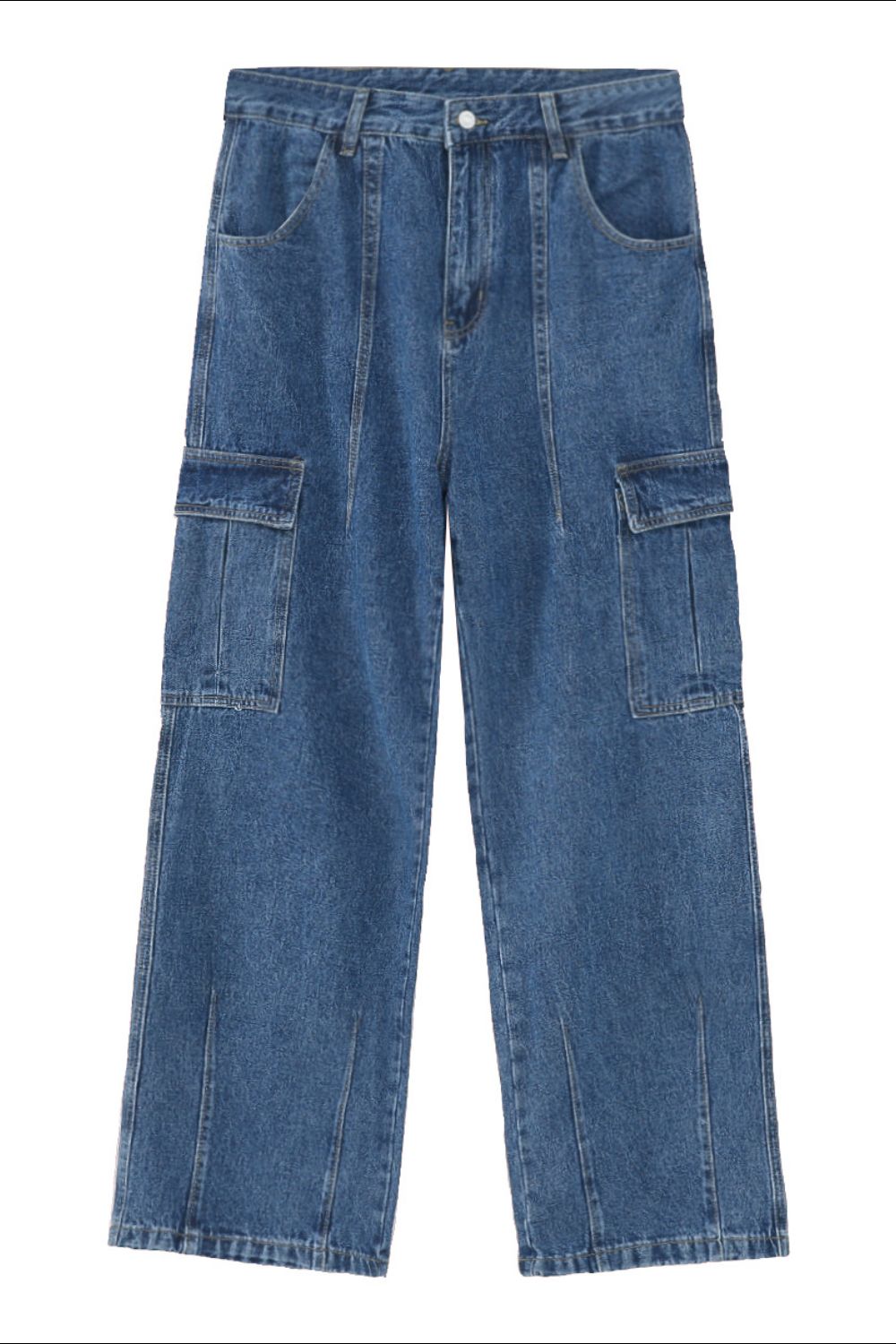 Wide Leg Jeans with Pockets