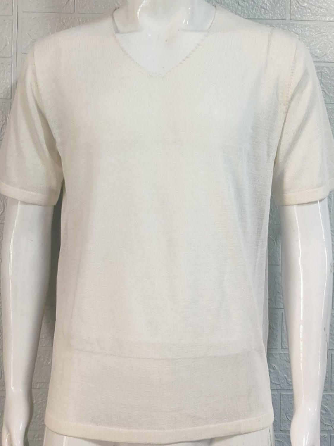 Men's V-Neck Short Sleeve T-Shirt - Clothes For Her Online Store