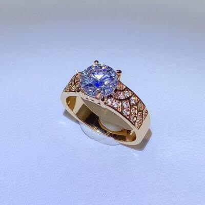 1.5 Carat 925 Sterling Silver Moissanite Ring - Clothes For Her Online Store