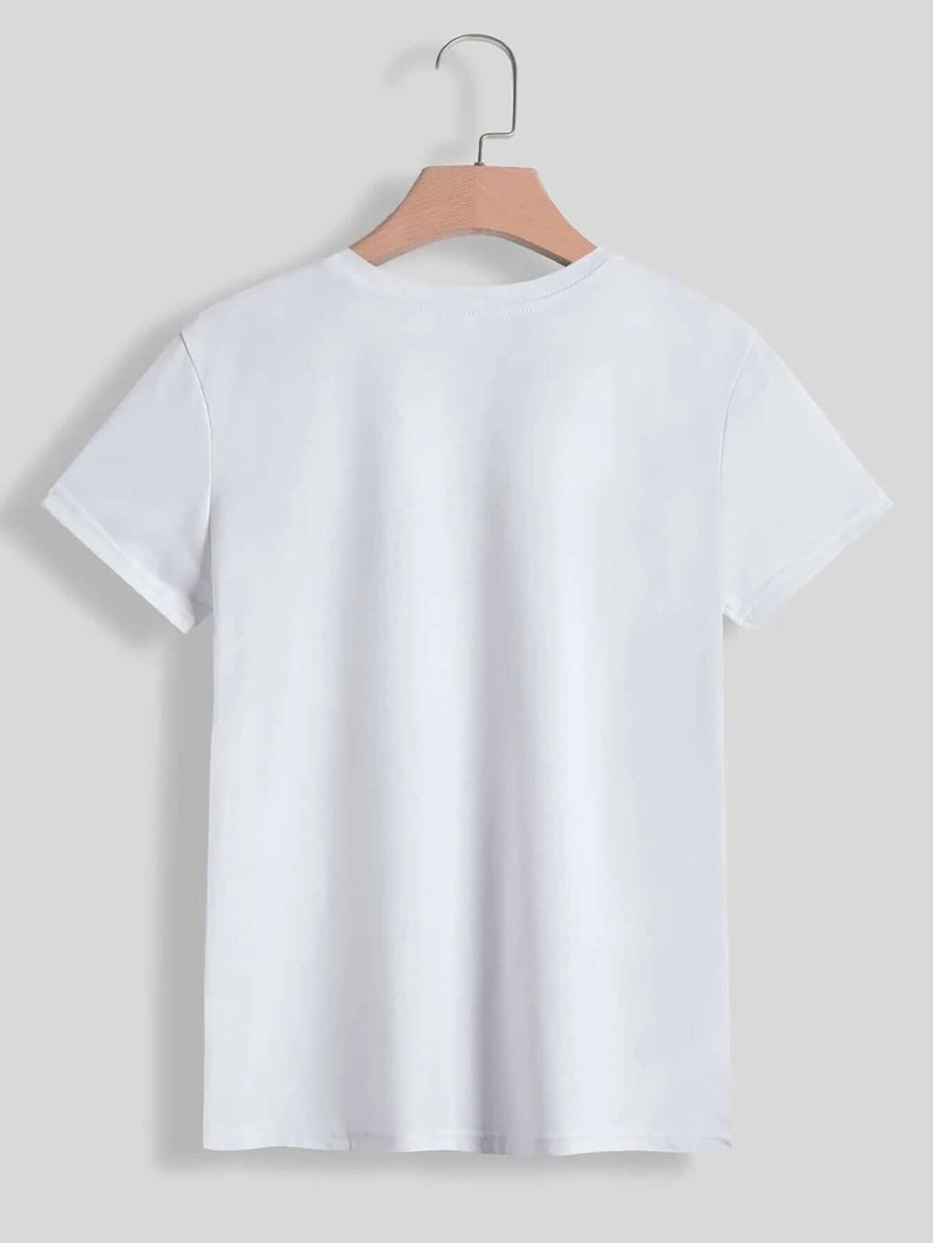OH FOR PEEPS SAKE Round Neck T-Shirt - Clothes For Her Online Store