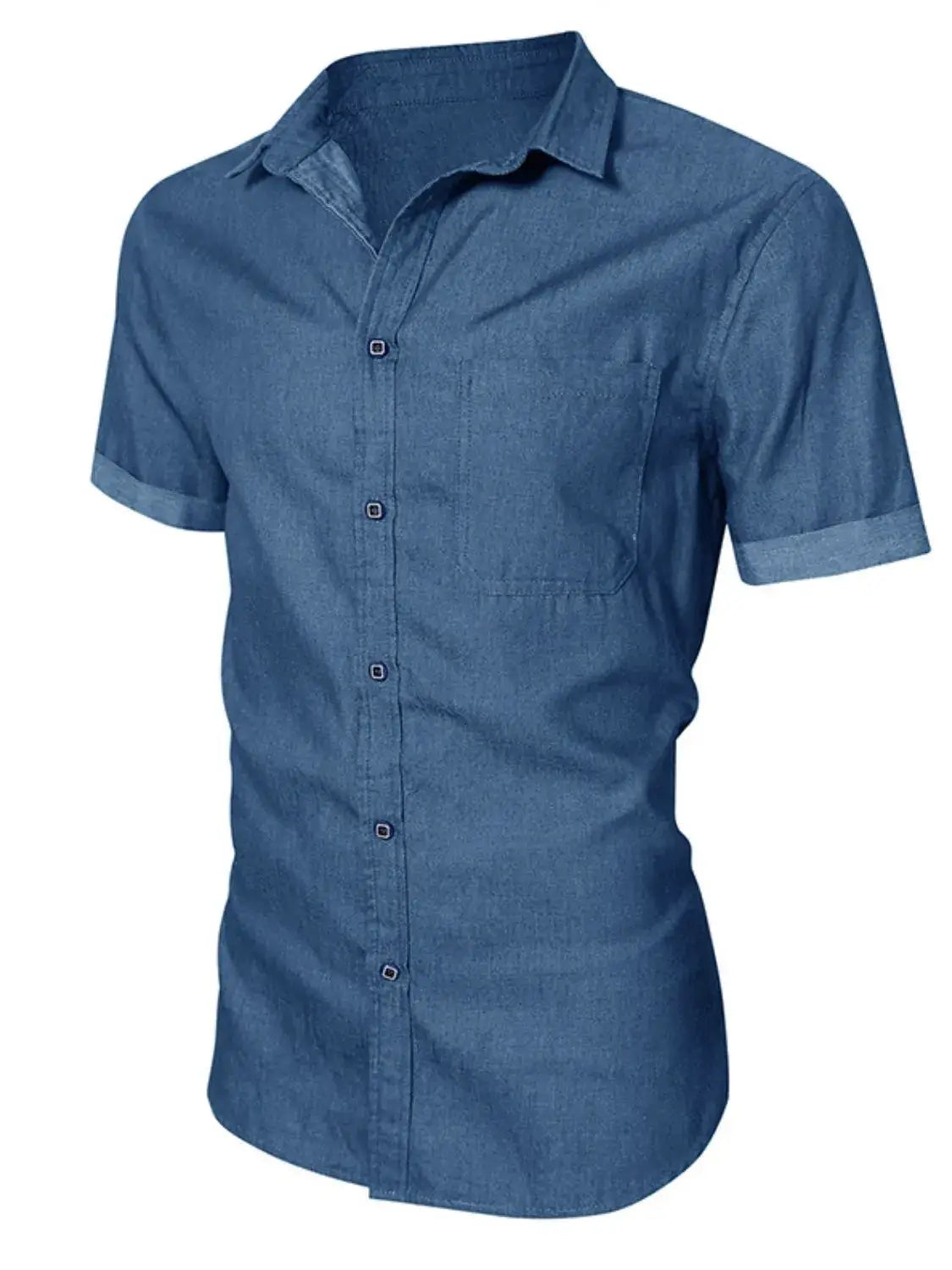Men's Button Up Short Sleeve Shirt