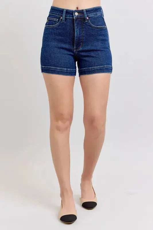 Judy Blue High Waist Tummy Control Denim Shorts