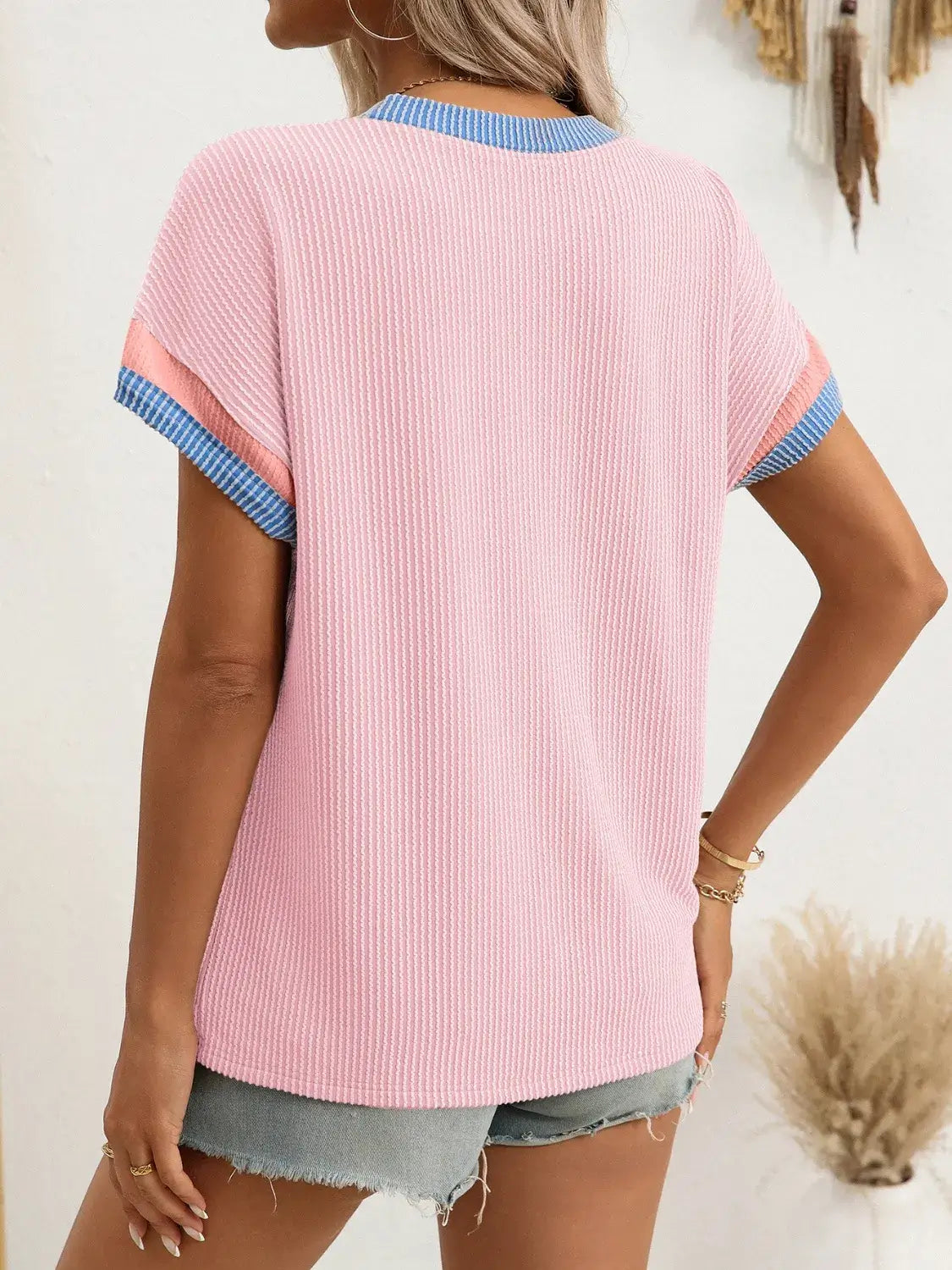 Round Neck Short Sleeve T-Shirt