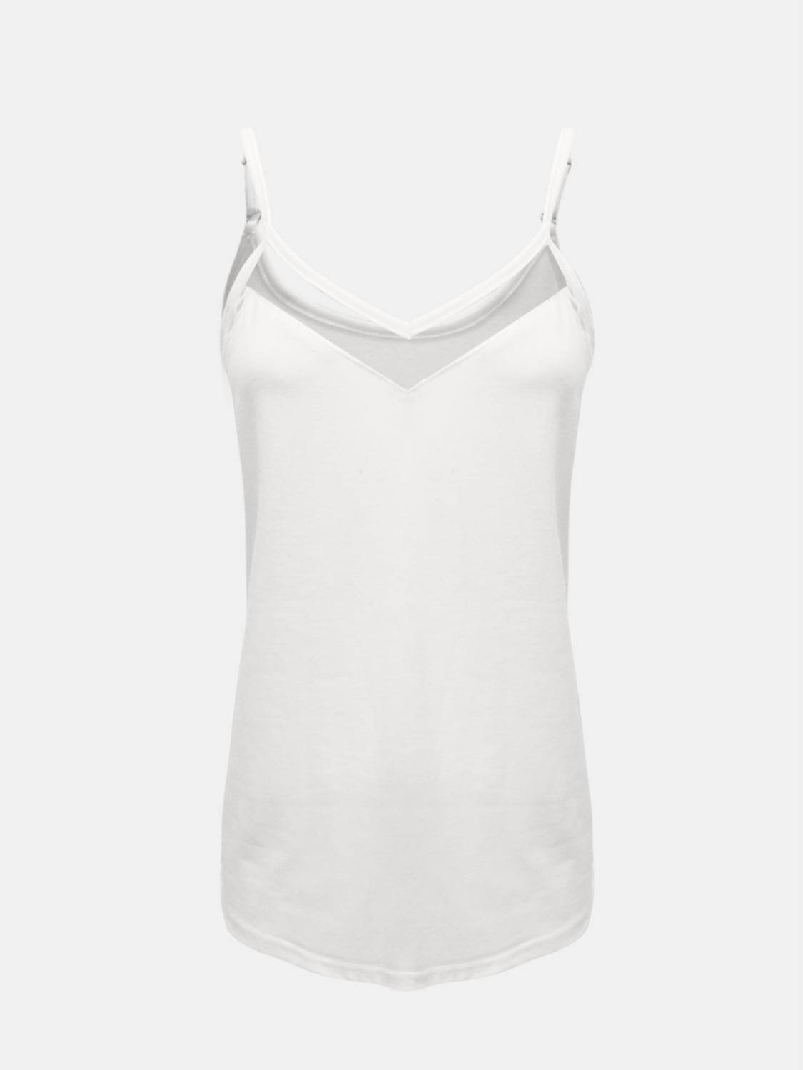 Full Size V-Neck Spaghetti Strap Cami - Clothes For Her Online Store